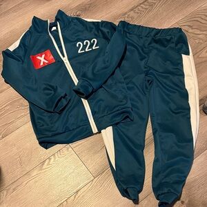 Squid Games Costume Set - Player 222 Netflix Halloween Cosplay Outfit